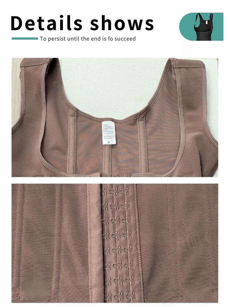 European & American Plus Size Open-Crotch Body Shaper: Hip Lifting, Tummy Control Bodysuit with Row Buckle.
