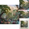 Beautiful Mermaid Princess Wall Decor For Living Room Cartoon/anime Style Colorful Cartoon Pattern Framed Spray Painted
