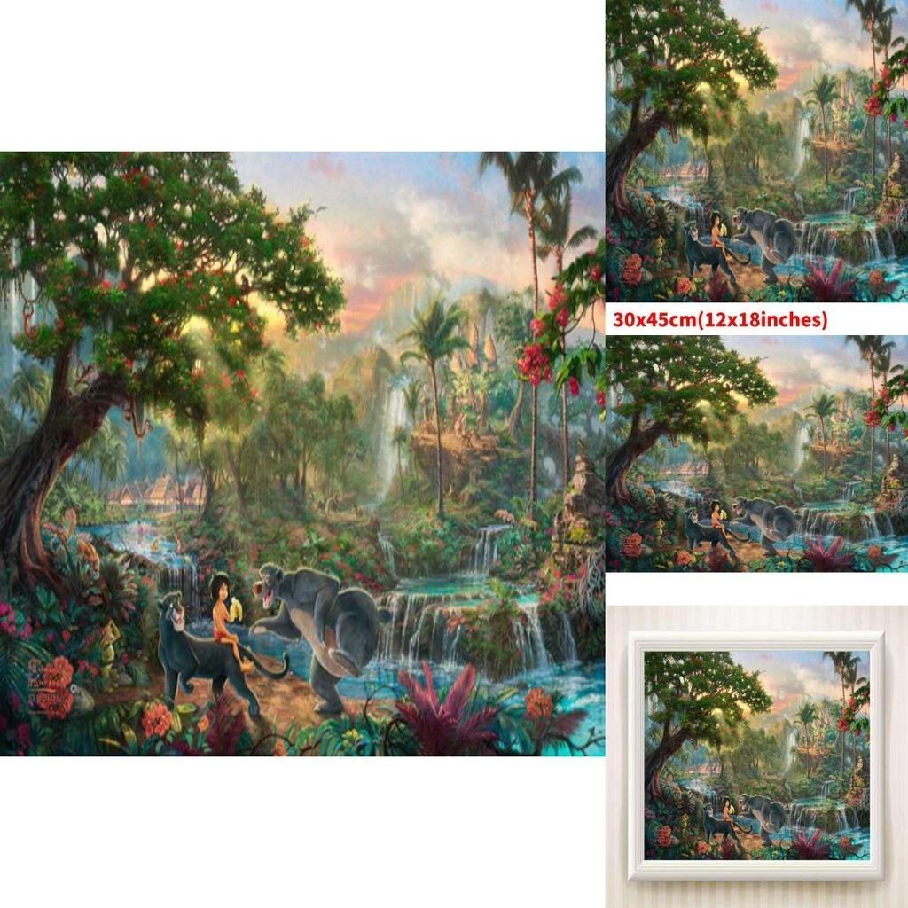 Beautiful Mermaid Princess Wall Decor For Living Room Cartoon/anime Style Colorful Cartoon Pattern Framed Spray Painted