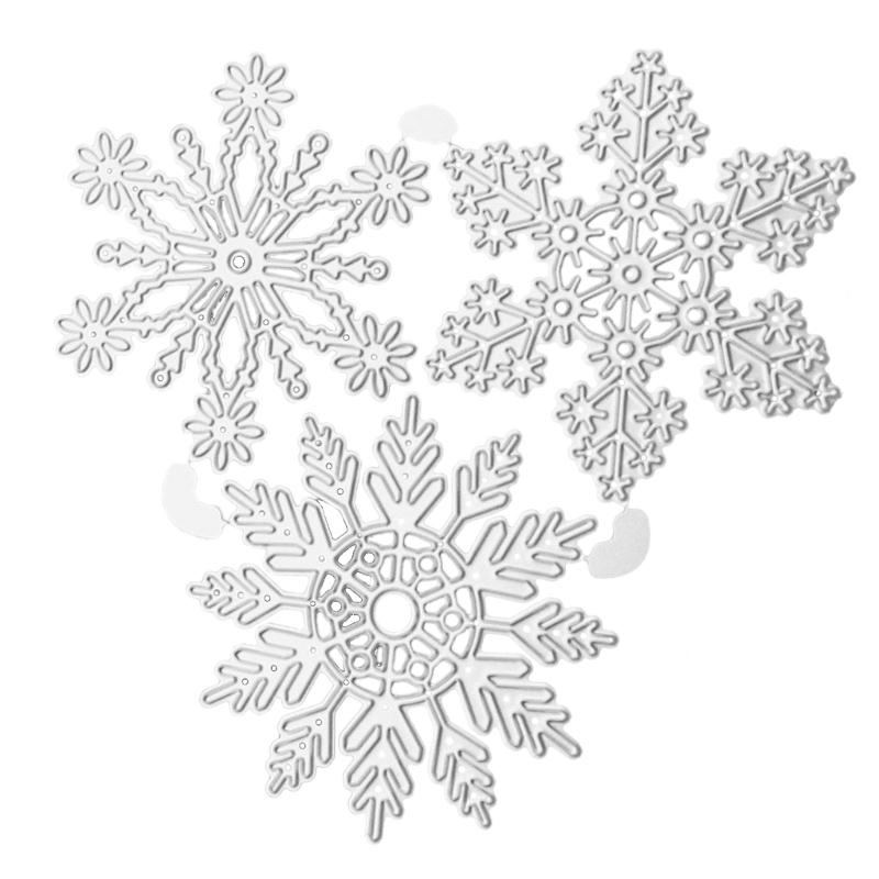 Snowflake Embossing Cutting Dies Embossing Die Cuts for Birthday Card Party Invitation Making DIY Scrapbooking Craft
