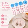 Scalloped Edge 3D Plate Clay Earring Molds Creative Polymer Clay Tools  DIY Earrings