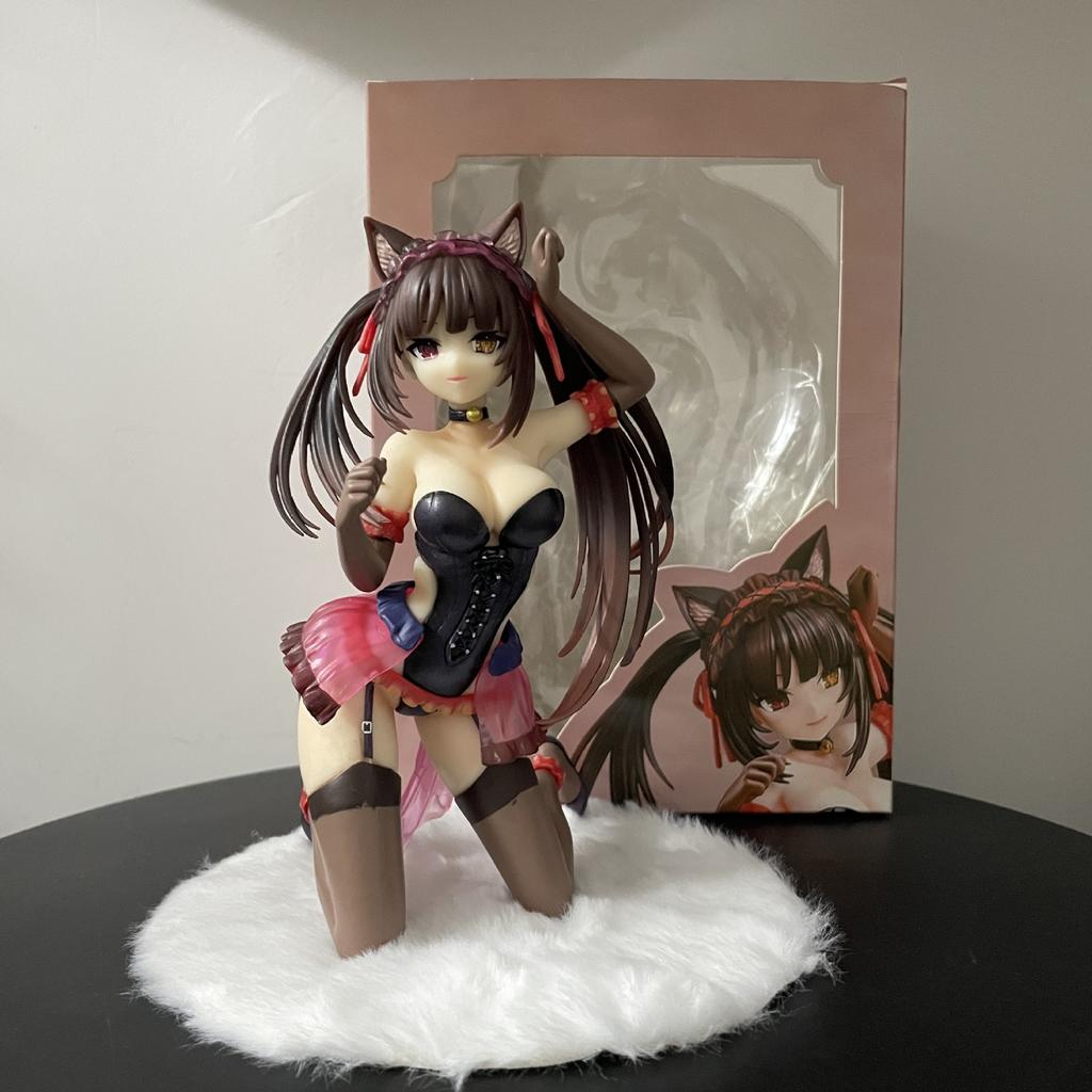 17cm Date A Live Light Novel Tokisaki Kurumi Cat Girl PVC Action Figure Anime Figure Model Toys Collection Doll Gift