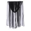 Plain Georgette Chiffon Scarf Women'S Long Wraps And Shawls Lady Through Scarves Small Lightweight Hijabs Sun Protection Stoles