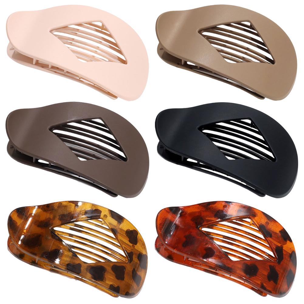 Duckbills Flat Hairs Clips for Women Flat Circular Claw Clamps Duckbill Claw Hairpin for Thin Thick Hair Styling Accessories