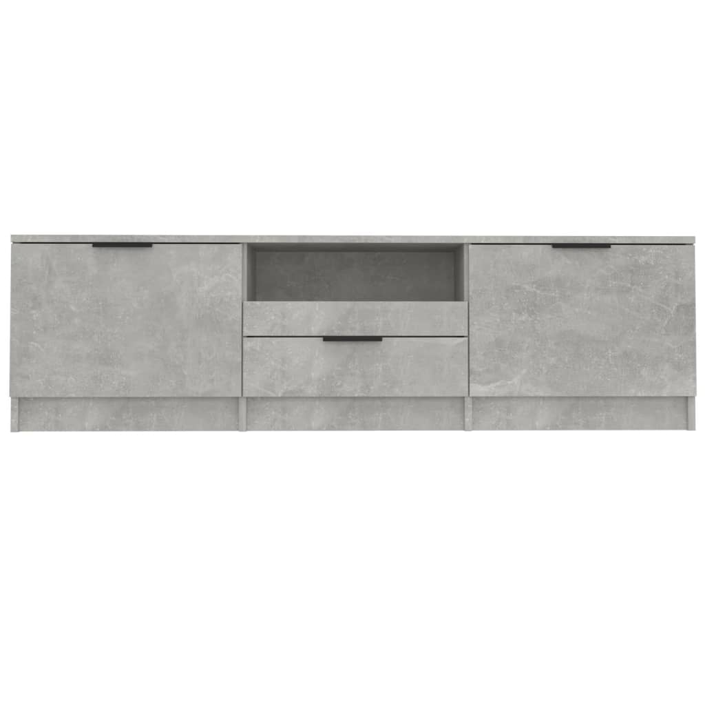 TV Stand Concrete Grey 140 x 35 x 40 cm Particleboard