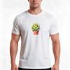 Cute Succulent Plant Tshirt Summer Casual Cotton Tee Oversized Streetwear Tops Vintage Graphic Print Loose Fit Short Sleeve