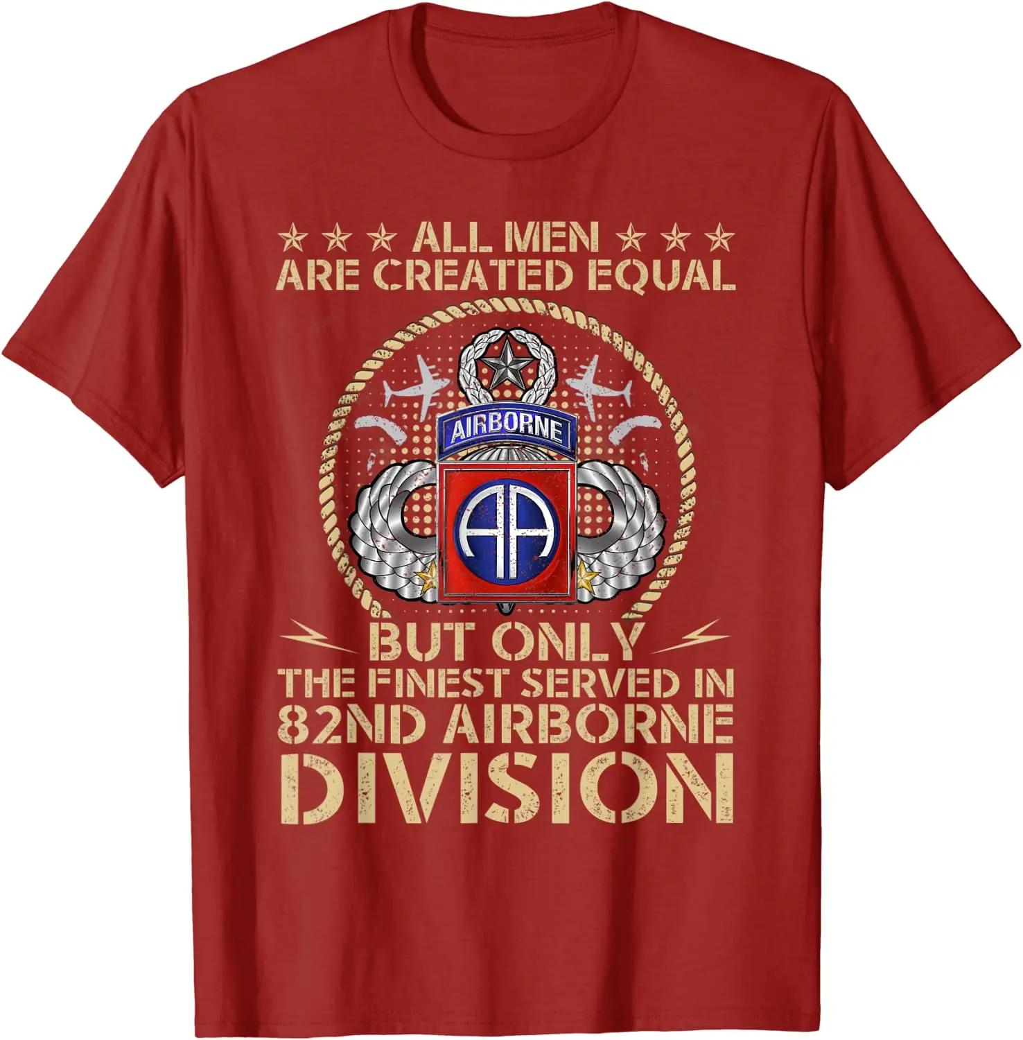 All Men US Army 82nd AIRBORNE Division Gift TShirt S