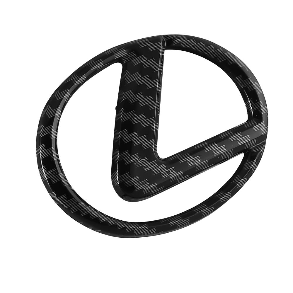 Interior Stickers ABS Car Steering Wheel Center Emblem Sticker Accessories For Lexus F SPORT IS200 CT200h GS300 LS430 RX450h LX5