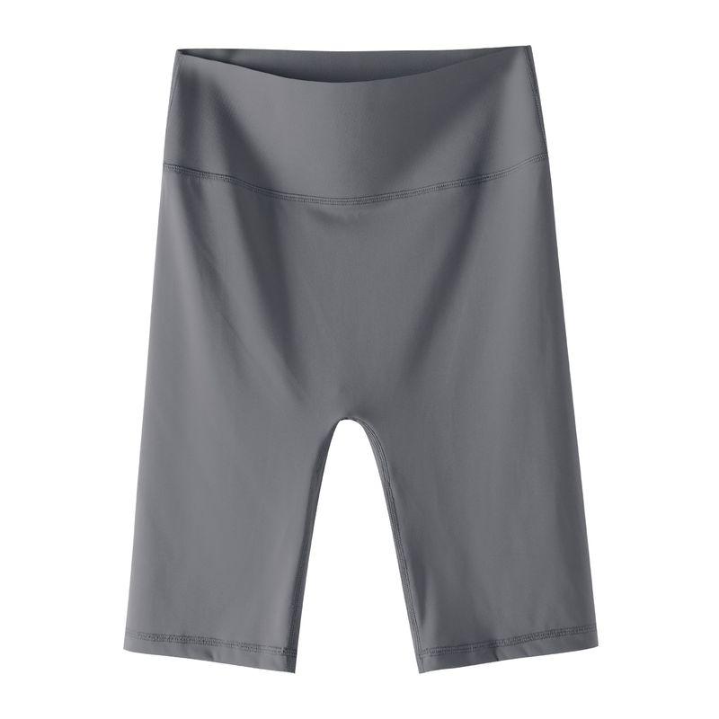 

Plus Size Women s Clothing [Seamless Belly Contraction Shark Pants] Summer Fashion Tape Sports Cycling Pants Yoga Running Leggings Sea rock ash 5XL