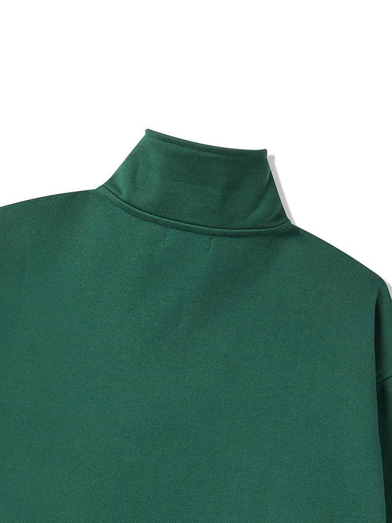 POLLUTION Pln Half-Zip Sweatshirt Green