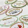 Retro Welcome Home Creative Refrigerator Stickers Home Decoration Refrigerator Stickers