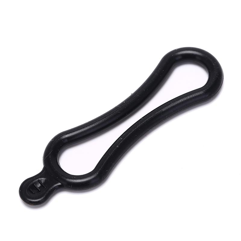 4Pcs schwarz Gummiband PVC Ring für T6 LED Scheinwerfer Bike Scheinwerfer Fahrrad