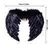 Children Adult Angel Devil White Black Feather Wings Fallen Angel Cosplay Little Wings Halloween Carnival Birthday Party Costume