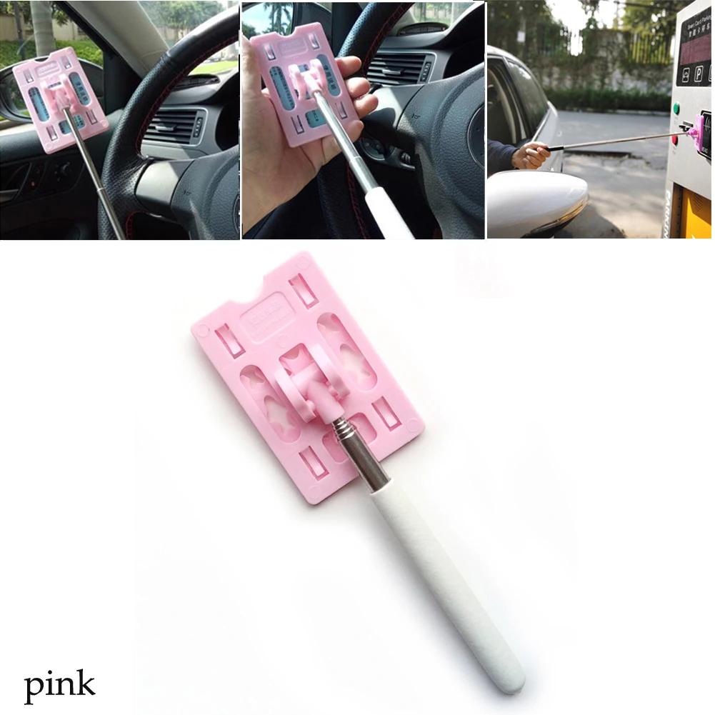 

Регульована ручка для платіжної картки для автомобіля Touch N Go Stick Holder Телескопічна ручка для стягування плати за паркування