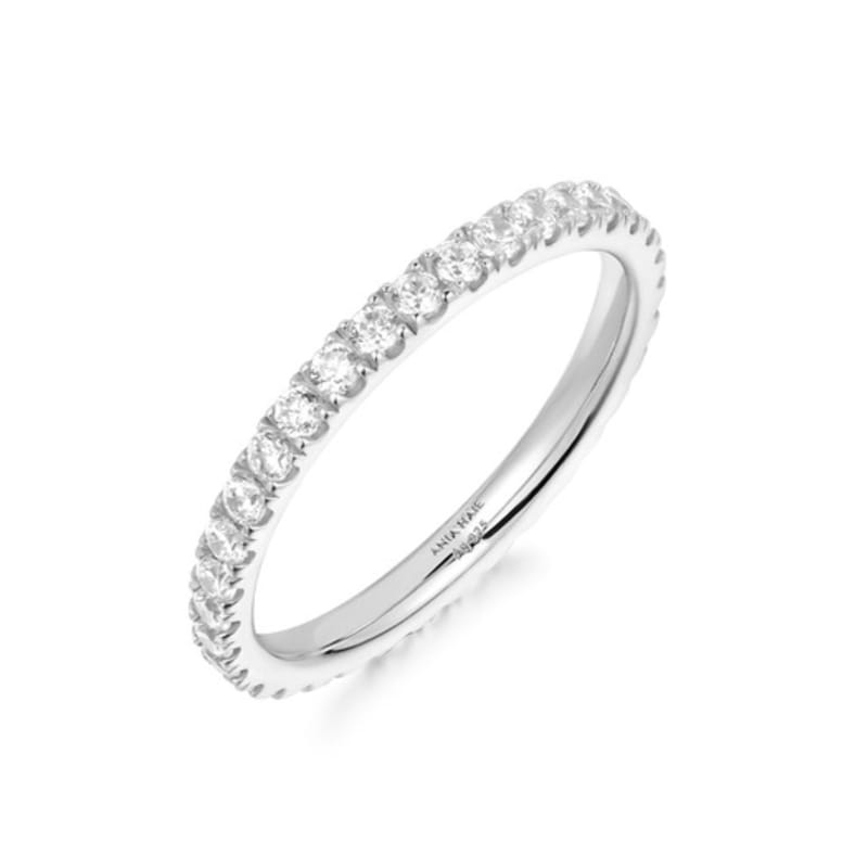 ANIA HAIE Pave Setting 925 Silver Ring R057-01H