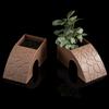 With Moss Tray Reptile Hideout Cave Anti Drowning Water Dispenser Reptile Feeding Box  Pet Breeding