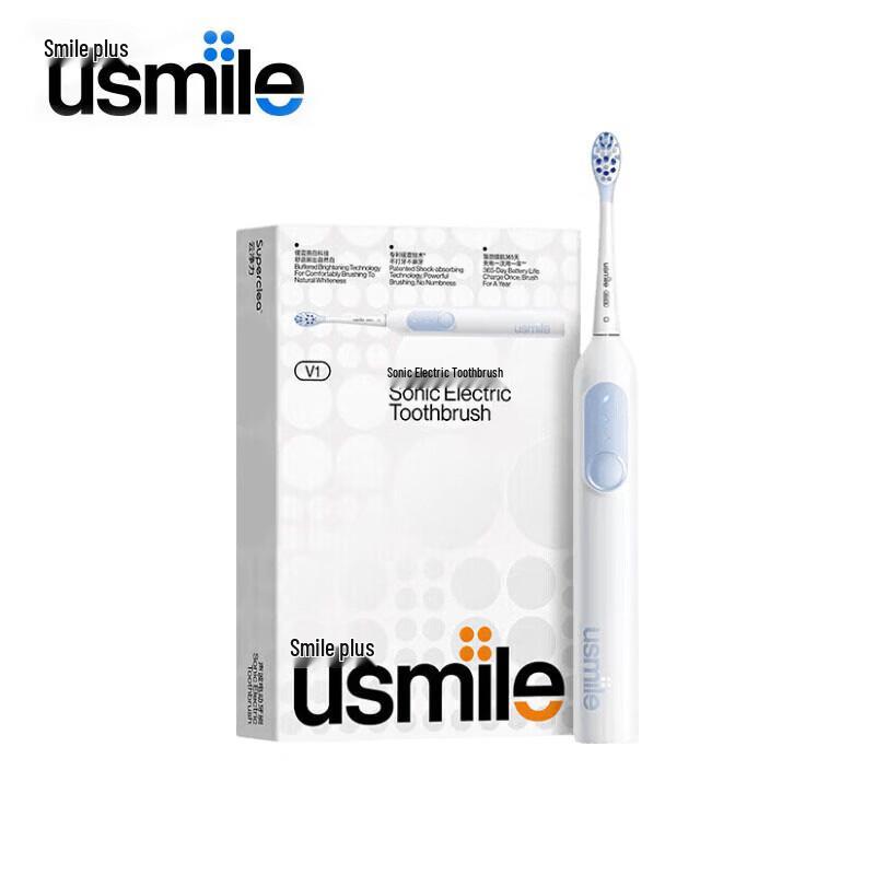 usmile V1 Звуковая электрическая зубная щетка вилка CN (адаптер в комплекте)