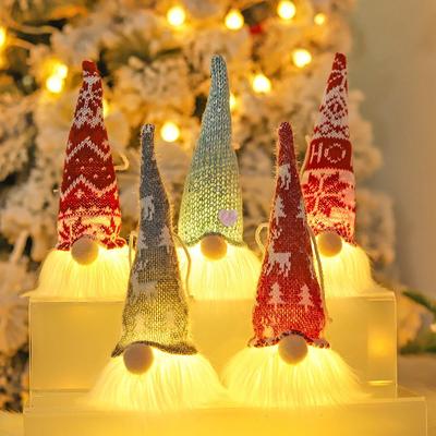 Forest Man Glowing Faceless Old Man Christmas Tree Pendant