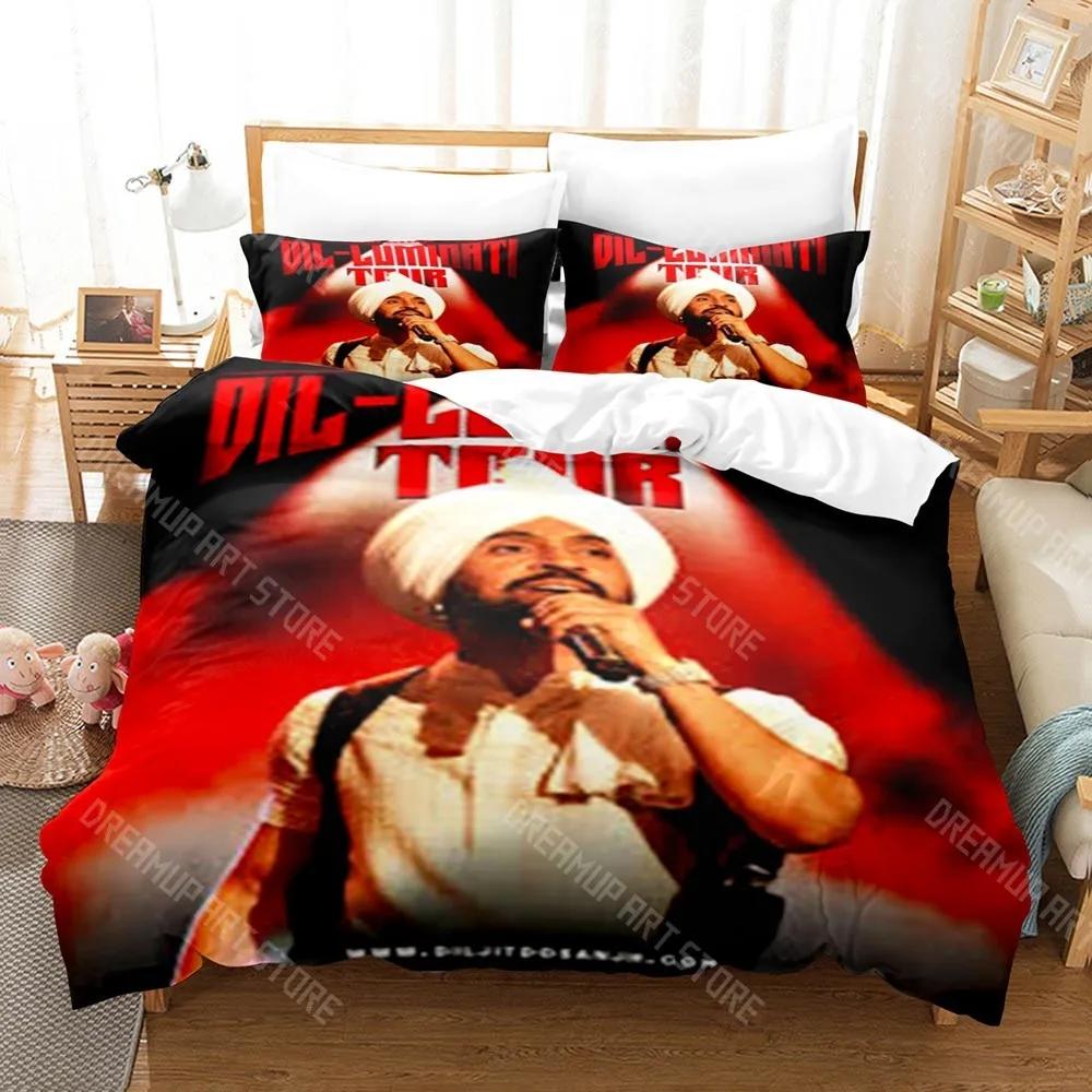 3D Print Dil-Luminati Diljit Dosanjh Bedding Set Single Twin Full Queen King Size Bed Set Aldult Kid Bedroom Duvetcover Set