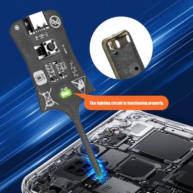 High Accuracy Handheld Motherboard Inductance Tester For Computer PC And Phone Repair With Mini Cleaning Tool Brush
