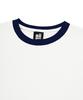 PAGESIISII Strawberry Fondue Print Ringer Short Sleeve T-Shirt Navy