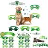 Lucky Green Check Collar Pet Accessory For St.paddys Day