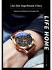OLEVS Men's Multifunctional Quartz Chronograph Watch with Calendar