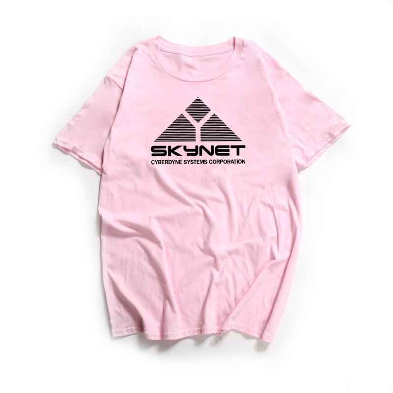 Letní módní tričko 2023 Unisex Dámské Skynet Cyberdyne System Terminator Potisk Trička Schwarzenegger Film Bavlna Swag Trička