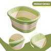 Foldable Foot Bath Basin Barrel Fishing Bucket Storage Container Soaking Tub Washing for