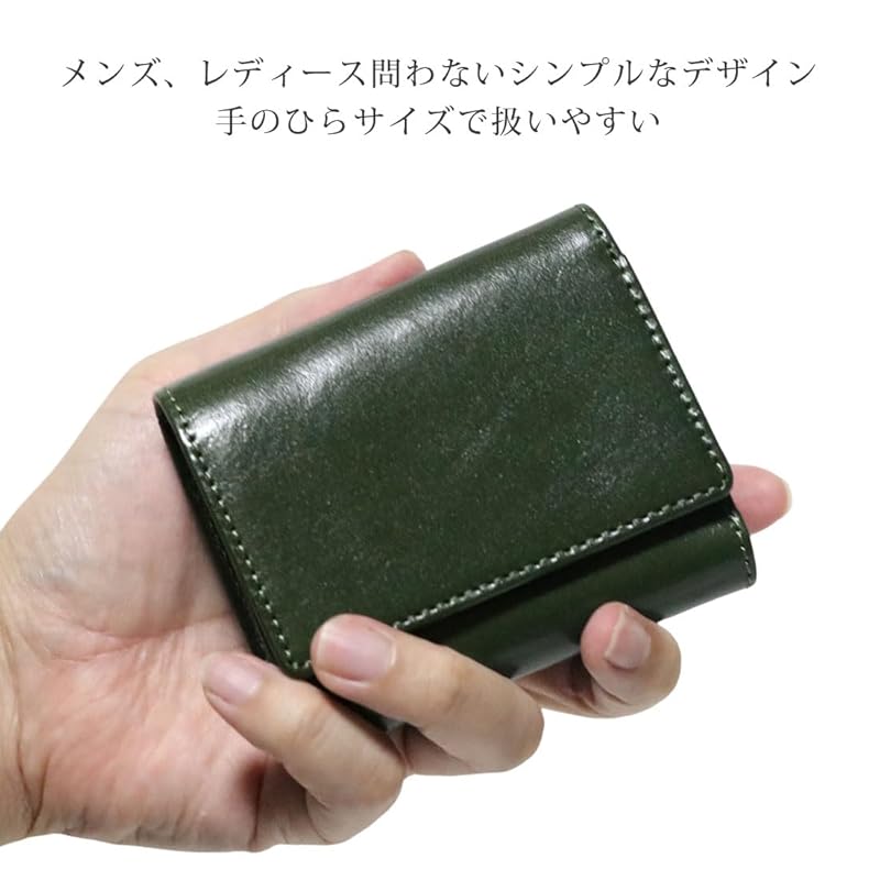 [Berkut] black trifold wallet italian leather men's ladies genuine leather Tanned leather compact wallet tri-fold Thin large capacity wallet