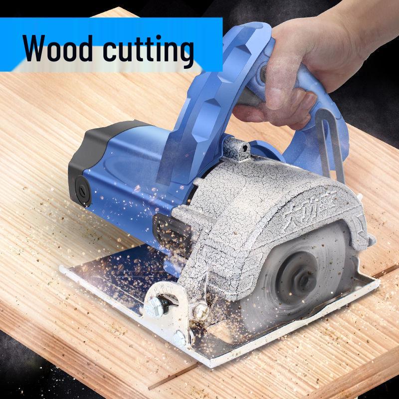 Compact Multifunction Chainsaw: High-Power Tile Groove & Wood/Marble Cutter