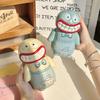 Super cute, ugly and cute, big mouth mud monster ceramic mug, couple pair cup design, birthday gift, souvenir gift box.