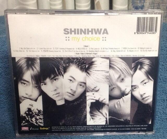 [USED] Shinhwa, My Choice, 2-disc CD & VCD set + free gift of your choice + anonymous free shipping.