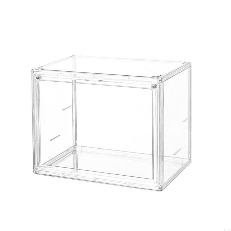 Clear Plastic Display Case For Collectible Dolls Action Figures With Dustproof Seal Stackable Modular Design Home Decors P9YB