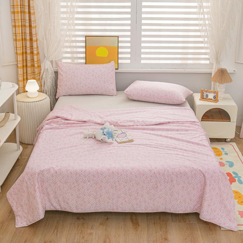 Botanical Leaves Summer Quilt Modern Simple 100% Cotton Air Conditioning Quilted Quilt Home Sofa Travel Camping Thin Blanket