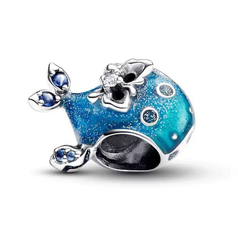 New Blue Ocean Series 100% Copper Dolphin Turtle Shell Charming Bead Jewelry For A Refreshing Summer For Women