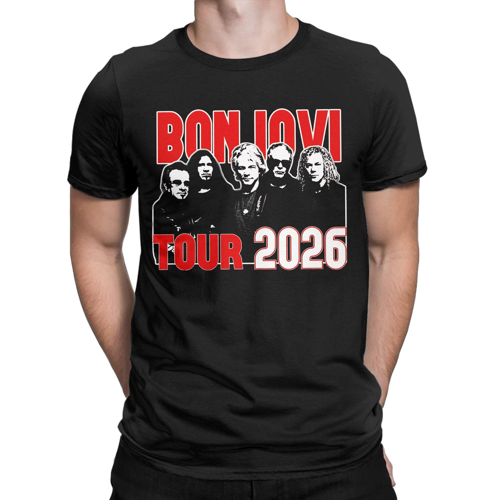 Bon Jovi Tour 2026 Band Graphic T-shirt XXL