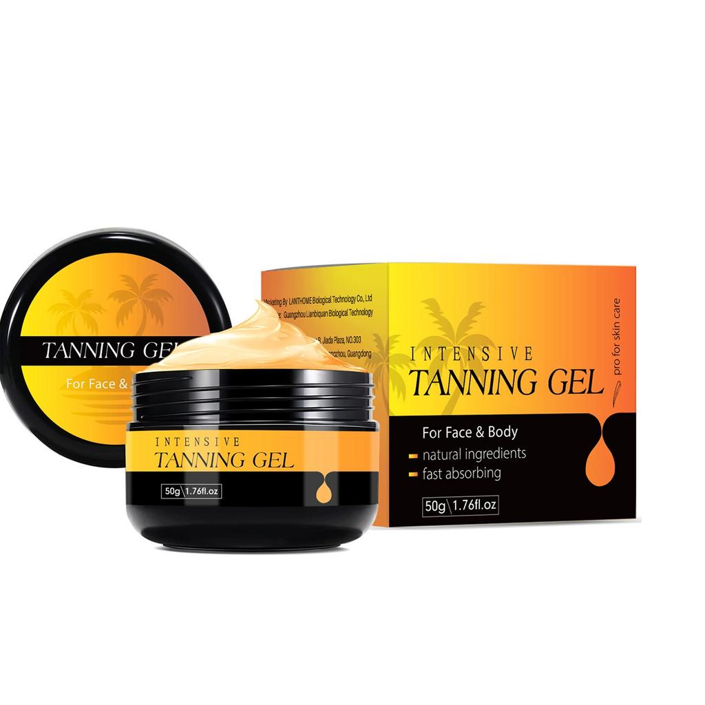 Fruity Tanning GelIntensive Tanning Gel Tanning Gel For Tanning Bed Lasting Waterproof For An Amazing Tan For Body And Face50G