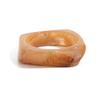 Irregular Wind Semi-Transparent Smudged Acrylic Resin Bracelet, Square Glossy Bracelet With A Sense Of Design