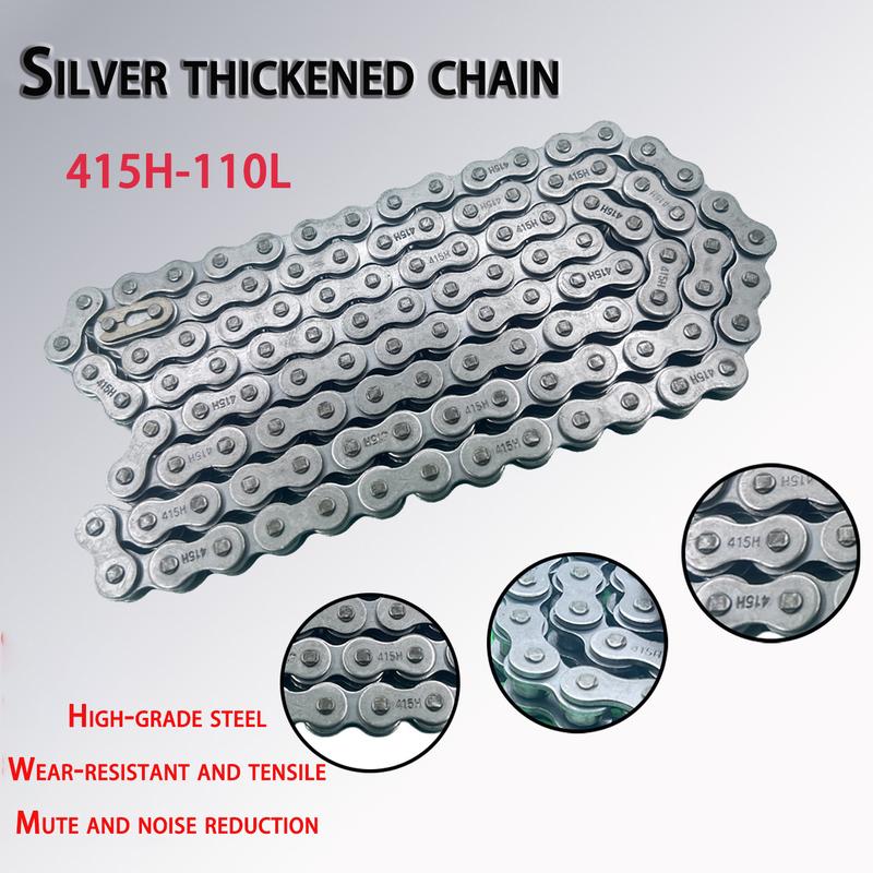 Universal Motorcycles chains 415H-110-132 428H-136Motorcycle Drive Chain Link For 50 70cc 90cc 110cc 125cc 140cc 150cc Pit Dirt