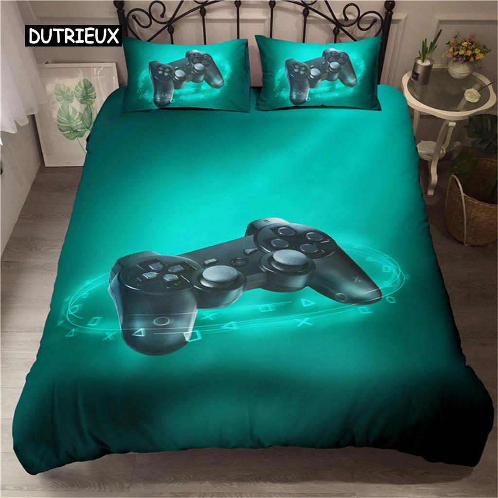 3D Printed Bedding Set Unisex Adults Teens Game Queen King Single Duvet Cover With Pillowcase Bedclothes