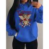 California Love Wing Angel Boy Printed Hoodies Women Harajuku Pocket Streetwear Fashion Oversized Hoody Fleece Autumn