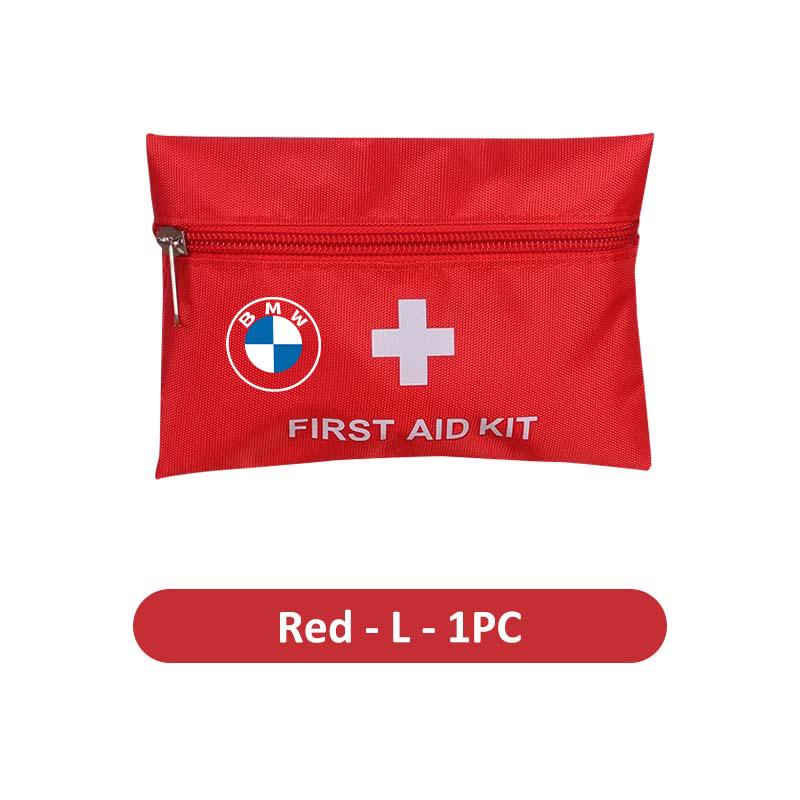 For BMW Nylon Car Portable Medicine Storage Box First Aid Kit Health Kit E87 E70 E91 E30 G20 E92 E93 E60 E46 E90 G30 E53 X1