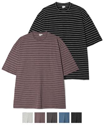 PARTIMENTO 90S Striped Tee (5 Colors)