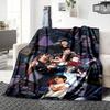 1Pc Music Festival Celebration Blanket Soft Throw Blanket For Home Bedroom Bed Sofa Travel Office Solid Christmas Blanket