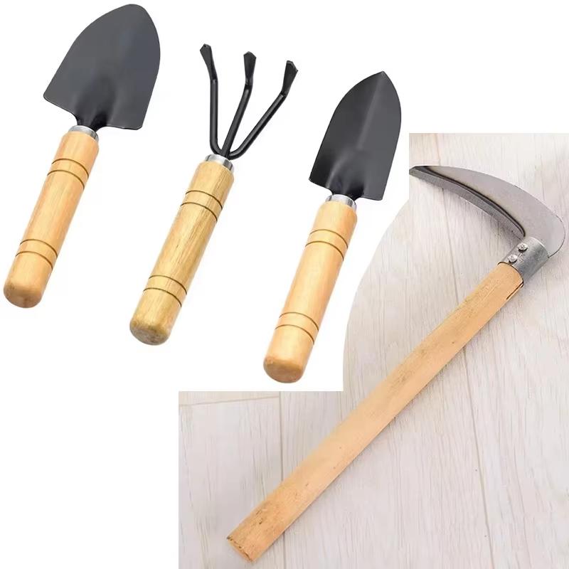 

1 ШТ Сільськогосподарська Серп з Довгою Ручкою для Зрізання Пшениці Газонокосарка Садівництво Трава Прополювальний Ніж Фермерська Коса Серп Набір Садових Інструментів