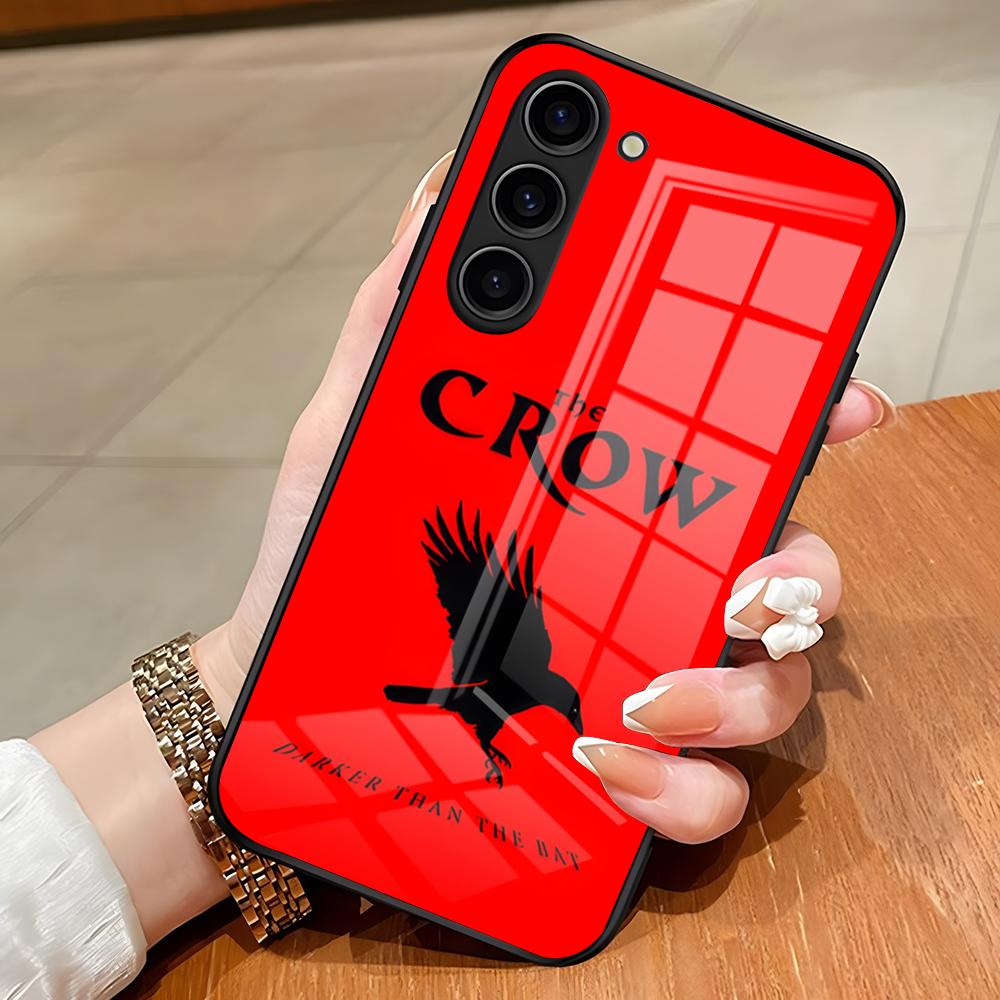 Classic The Crow Phone Case For Samsung S26 S25 Edge Ultra S23 S22 S21 S20 Ultra Plus S24 Fe A54 A53 A25 Glass Cover
