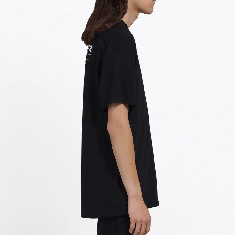 Balenciaga Political Campaign SS20 T Shirt Regular Fit Men's Black 570803TAV441000