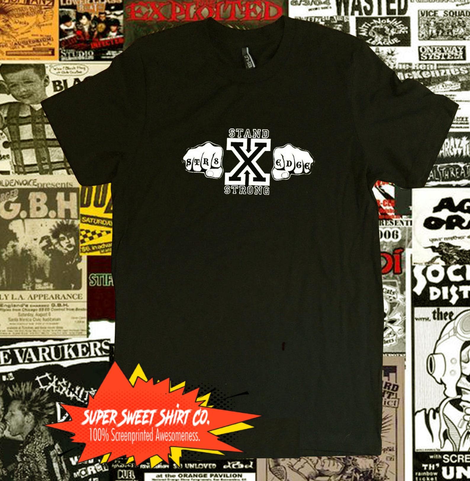 Straight Edge shirt, Hardcore music shirt, Drug Free Shirt, Minor Threat, Metal, Punk, queerpunk, unisex t-shirt, rockabilly, DARE 4XL
