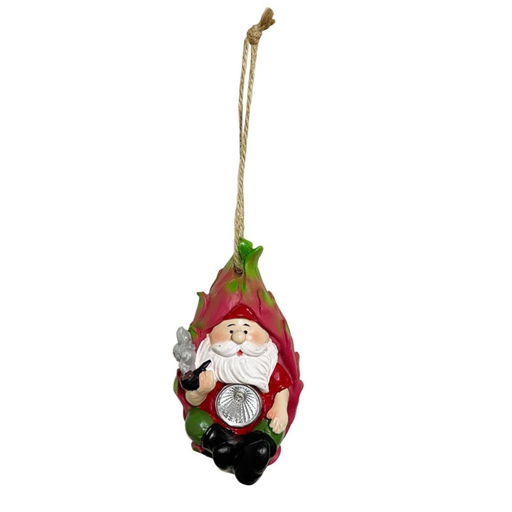

Cute Fruit Tree Hanging Creative Solar Lighting Pendant Crafts Elf Doll Statue Courtyard Style 2
